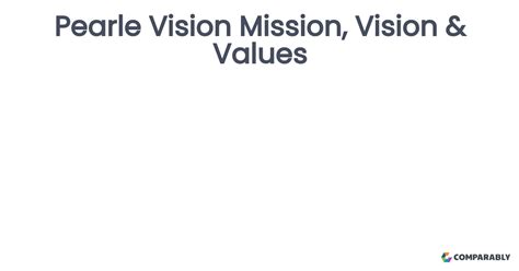 pearle vision mission statement